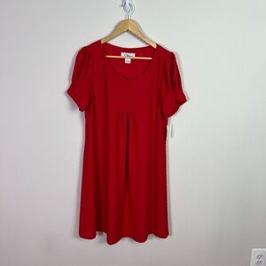 Jessica Howard Red Midi Dress